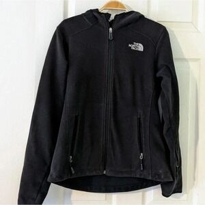 The‎ North Face WindWall Fleece Jacket Full Zip Hoodie Black Medium